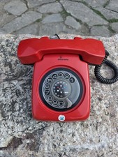 Teléfono giratorio Iskra ETA 62, teléfono giratorio rojo vintage, teléfono fijo años 80 segunda mano  Embacar hacia Mexico