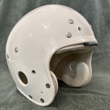 Usado, Raro Antigo Capacete de Futebol Rawlings HND-9 Air-Flo Branco Tamanho 7 1/8-7 1/4 EUA (LEIA) comprar usado  Enviando para Brazil
