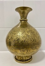 Vaso de flores antigo indiano de bronze Deccan A (LOTA) comprar usado  Enviando para Brazil