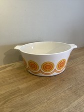 Cocotte motifs orange d'occasion  Bourgoin-Jallieu