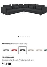 Available ikea söderhamn for sale  LONDON