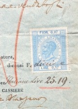 Regno 1865 paularo usato  Volpago del Montello