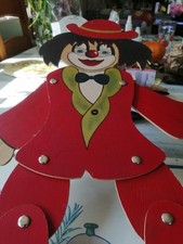 Ancien clown articulé d'occasion  Cucq