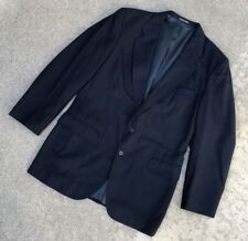 Jaqueta Executive Collection masculina 2 botões azul marinho casaco esportivo blazer terno 42L, usado comprar usado  Enviando para Brazil