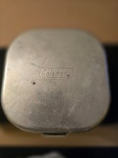 Usado, Kit de cozinha Coleman para queimador único 502-501 fogão de alumínio. Estojo de transporte com Han comprar usado  Enviando para Brazil