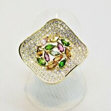 Turmalin chromdiopsid ring gebraucht kaufen  Monheim