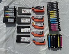 Lote-11 cartuchos de tinta vazios e/ou usados HP e 26 Canon (37 TOTAL) - MYC e preto! comprar usado  Enviando para Brazil