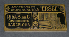 Plaque publicitaire métal d'occasion  Expédié en Belgium