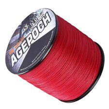 Usado, Agepoch 100M-2000M Rosso 10LB-300LB pe Dyneema Linea di pesca intrecciata  comprar usado  Enviando para Brazil