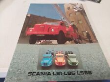 Scania 1975 L81 L86 LS86 Folheto De Venda Original Caminhões comprar usado  Enviando para Brazil