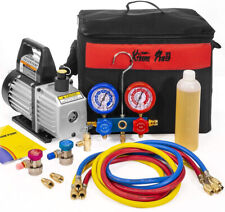 Bomba de vácuo XtremepowerUS 3CFM 1/4 HP refrigeração AVAC conjunto de medidor coletor CA comprar usado  Enviando para Brazil