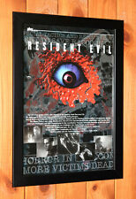 Resident Evil Biohazard PS1 Sega Saturn Vintage Mini Pôster Promocional Página de Anúncio Emoldurada comprar usado  Enviando para Brazil