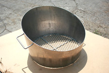 Usado, Peneira industrial de aço inoxidável - 17" de diâmetro x 5-1/2" a 11-1/2" H comprar usado  Enviando para Brazil