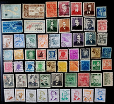 Lote de 61 estampillas de Cuba #04S segunda mano  Embacar hacia Mexico