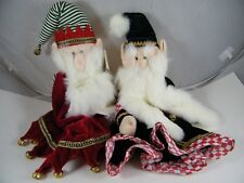(2) CRISTMAS ALREDEDOR DEL MUNDO ENVOLTURA DE REGALO ELFO/CUBIERTA DE BOTELLA segunda mano  Embacar hacia Mexico