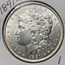 1891 morgan silver for sale  USA