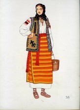 Poland hutzul costume...antiqu d'occasion  Saint-Cyprien