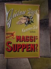 Reklameschild maggi suppen gebraucht kaufen  Bremen