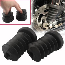 2x Amortecedor Traseiro de Borracha Tampa de Garfo Bota Para Harley Touring FLHX FLHR FLHT comprar usado  Enviando para Brazil