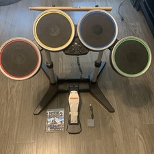 PS3 Harmonix PSDMS2 conjunto de bateria sem fio completo com suporte para dongle pedal banda de rock 2 comprar usado  Enviando para Brazil