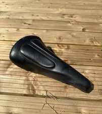 Black bicycle saddle for sale  HORLEY