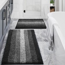 Black bathroom rug for sale  Brentwood