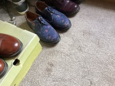 Martens shoes blue for sale  PONTYPOOL