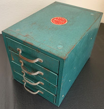 Organizador de metal vintage Wards qualidade mestre 4 gavetas armário peças armazenamento EUA comprar usado  Enviando para Brazil