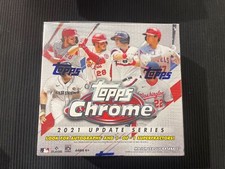 Usado, 2021 TOPPS ATUALIZAÇÃO CROMADA MEGA BASEBALL CAIXA LACRADA 10 PACOTES!  FRETE COMBINADO comprar usado  Enviando para Brazil