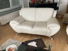 Echtleder couchgarnitur elfenb gebraucht kaufen  Bad Rappenau