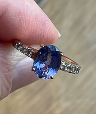Aaa tanzanite ring for sale  LONDON