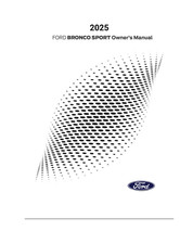 Guia do usuário manual do proprietário Ford Bronco Sport 2025, novo em folha, colorido comprar usado  Enviando para Brazil