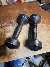 Vintage dumbbells cast for sale  Staten Island