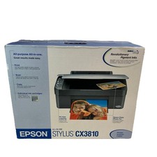 Impressora Jato de Tinta Colorida Epson Stylus CX3810 All Purpose All In One com Tinta Nova!, usado comprar usado  Enviando para Brazil