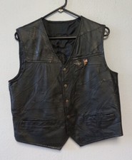 Leather vest mens for sale  Lake Saint Louis