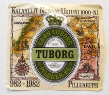 Tuborg beer bottle for sale  ORMSKIRK