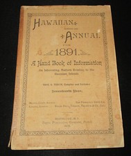 Usado, 1891 HAWAIIAN ALMANAC AND ANNUAL Thomas Thrum Handbook of Information Statistics comprar usado Usado, 1891 HAWAIIAN ALMANAC AND ANNUAL Thomas Thrum Handbook of Information Statistics comprar usado  Enviando para Brazil