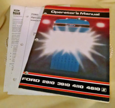 FORD 2910 3910 4410 4610 II MANUAL DO OPERADOR 1987 2 INSERÇÕES 1989 NOVA HOLANDA. comprar usado  Enviando para Brazil