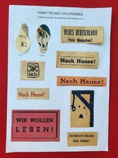Ww2 vignettes papiers d'occasion  Paris XX