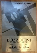 Bozzolini 1977 affiche d'occasion  Paris VI