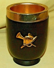CANECA BOMBEIRO CHAPÉU CHIFRE ESCUDOS QUINTA AVENIDA COPO GT 377-395 JAPÃO MADEIRA ALUMÍNIO* comprar usado  Enviando para Brazil