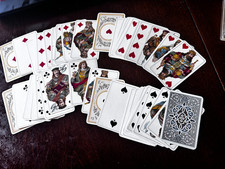 antique playing cards deck for sale  Taunton