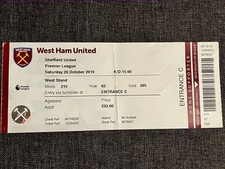 Sammlerticket west ham gebraucht kaufen Sammlerticket west ham gebraucht kaufen  Augsburg