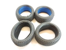 4x Team Losi Step-Pin LOSA7760 Knobby Off-Road 1/8 pneus e espumas para buggy comprar usado  Enviando para Brazil