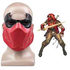 Cosplay The Batman Red Hood Robin Máscara Super-herói Jason Todd Máscaras Faciais de Halloween comprar usado  Enviando para Brazil