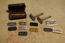 Lote de navajas y cuchillas de seguridad Gillette vintage Berkeley Twenty Grand Pal Enderes segunda mano  Embacar hacia Mexico