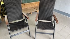 Rattanstühle klappbar polyrat gebraucht kaufen  Langenlonsheim