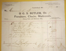 1902 G.S. Móveis, cadeiras, colchões, camas baratas Butler Dr. Cumberland MD , usado comprar usado  Enviando para Brazil