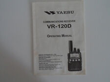 Yaesu 120d instruction for sale  CRAIGAVON