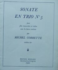 Michel corrette sonate d'occasion  Marseille IX